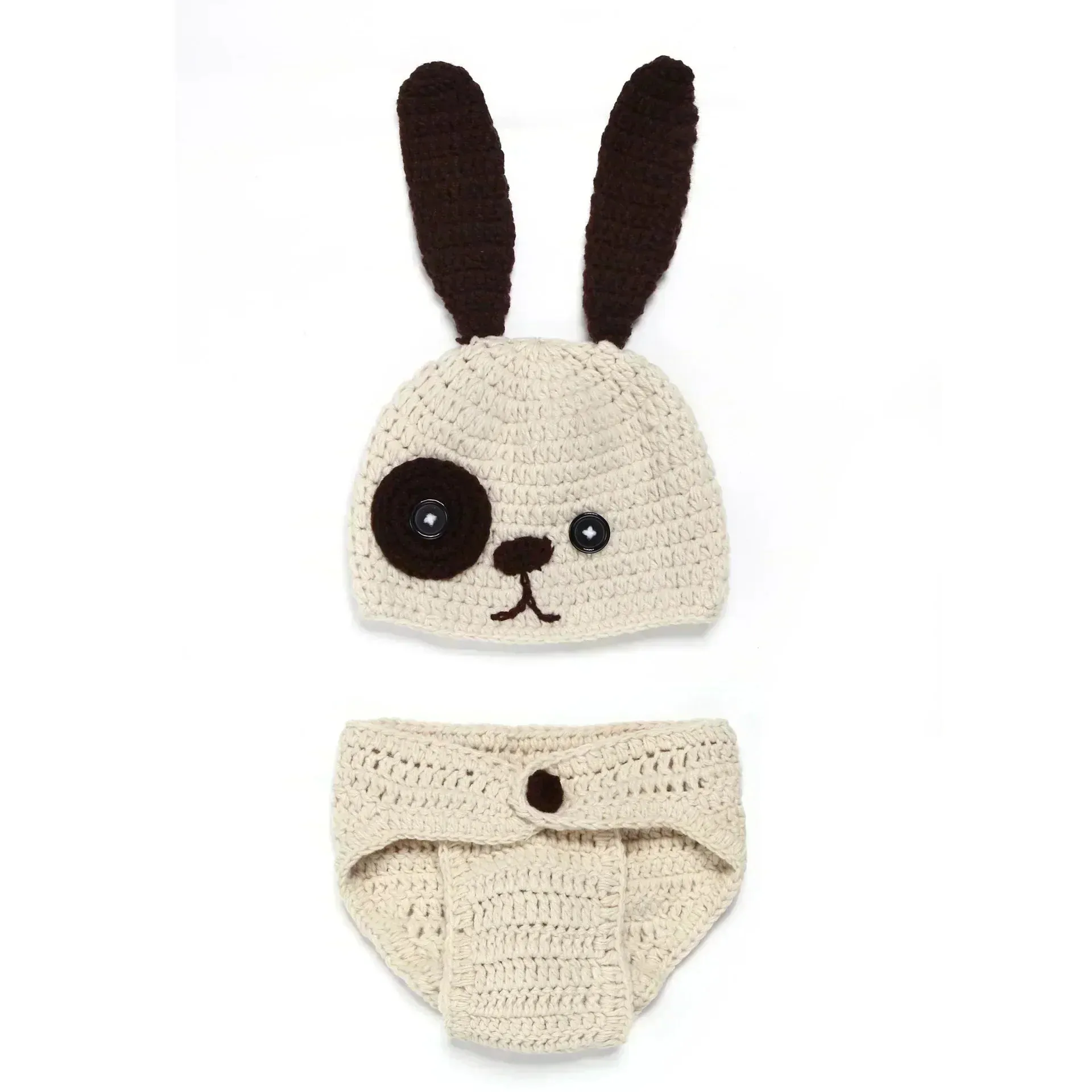 Copy of Baby Photo Props Animal Crochet Outfit, Newborn Photography Accessories Costumes, Newborn Photography Props Outfit