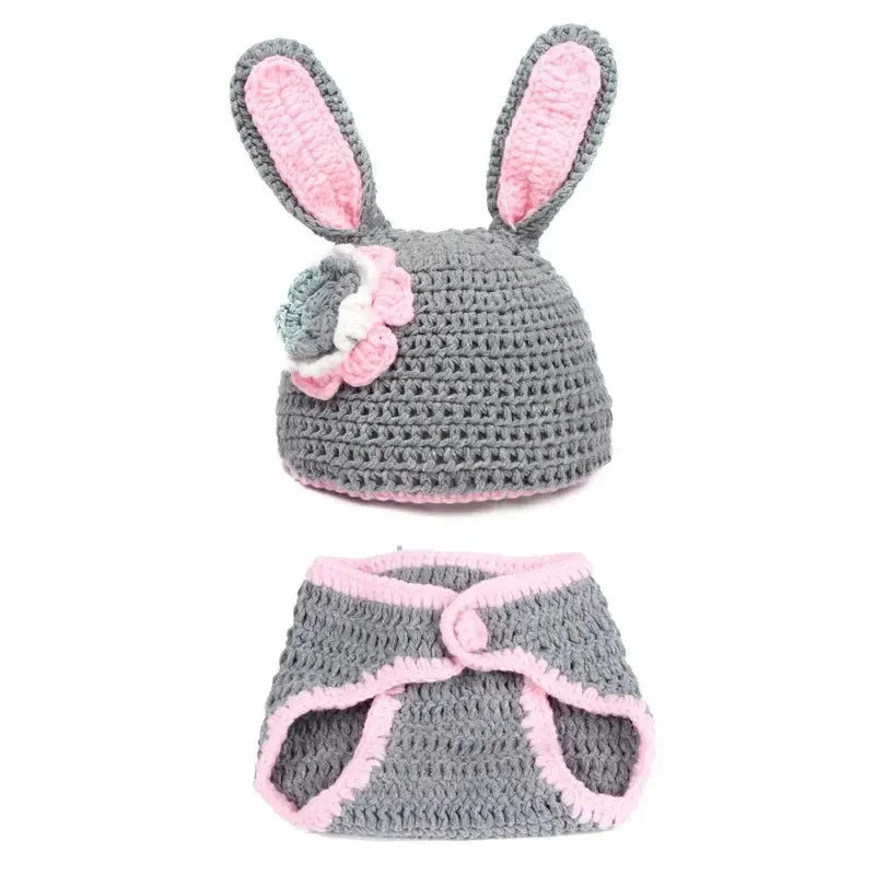 Copy of Baby Photo Props Animal Crochet Outfit, Newborn Photography Accessories Costumes, Newborn Photography Props Outfit