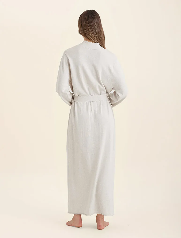 Cotton Cashmere Maxi Robe