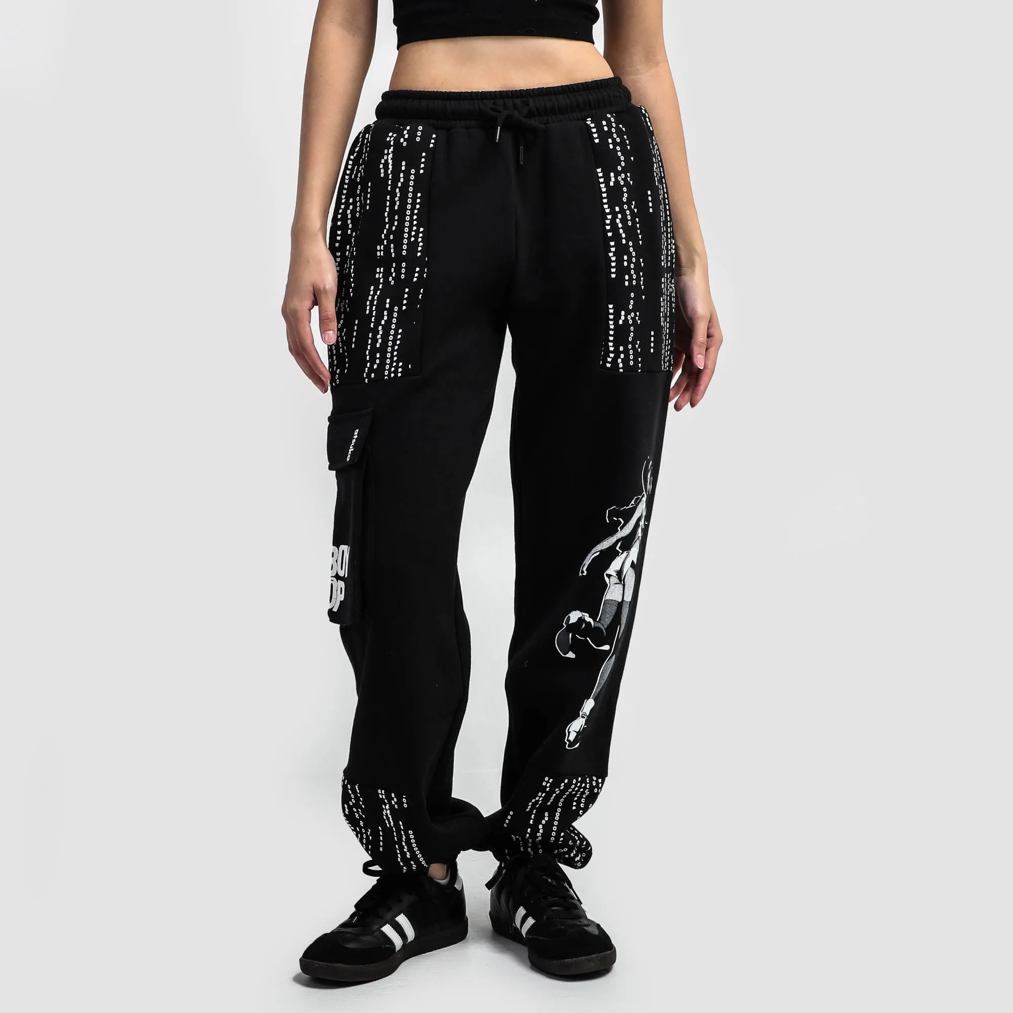 Cowboy Bebop Black Cargo Sweatpant