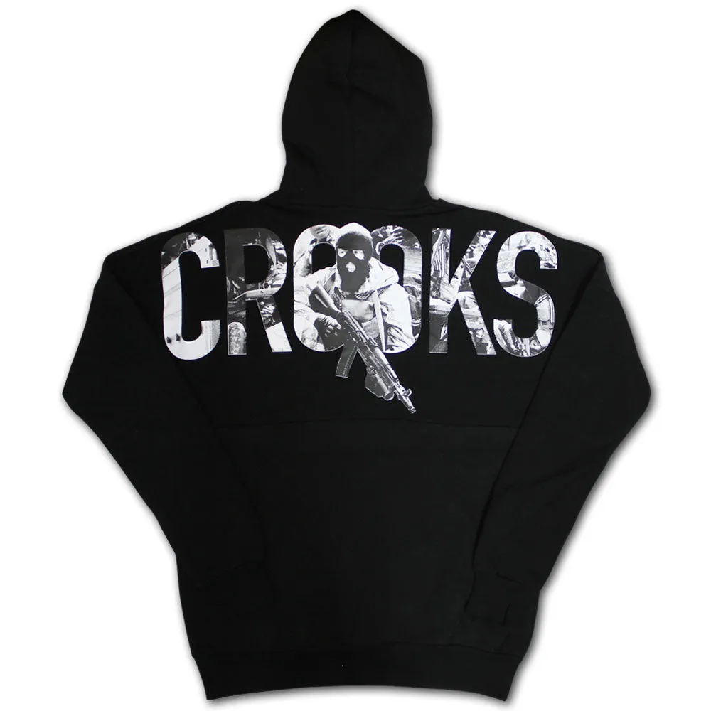 Crooks & Castles Takeover Dolman Pullover Hoodie Black