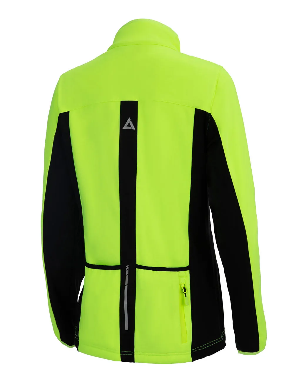 Damen Thermo Softshell Fahrradjacke Pro Line II Neon-Schwarz Setprodukt