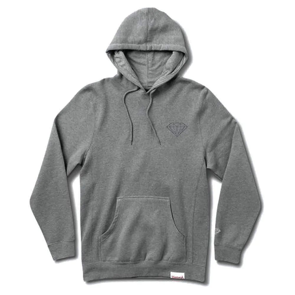 Diamond Supply Co Brilliant Core Hoodie Gunmetal Heather