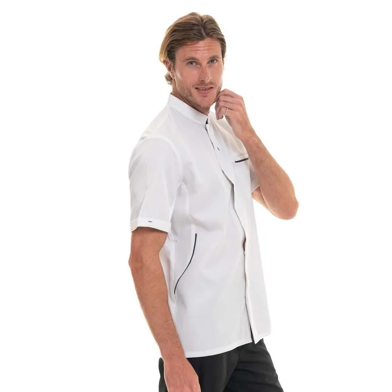 DUNES Short Sleeve White Ocean Kitchen Coat - ROBUR