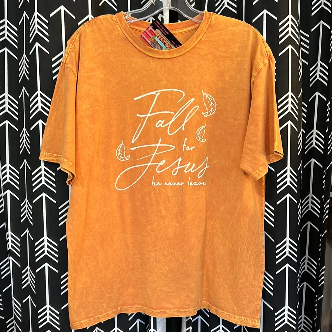 Fall For Jesus Tee