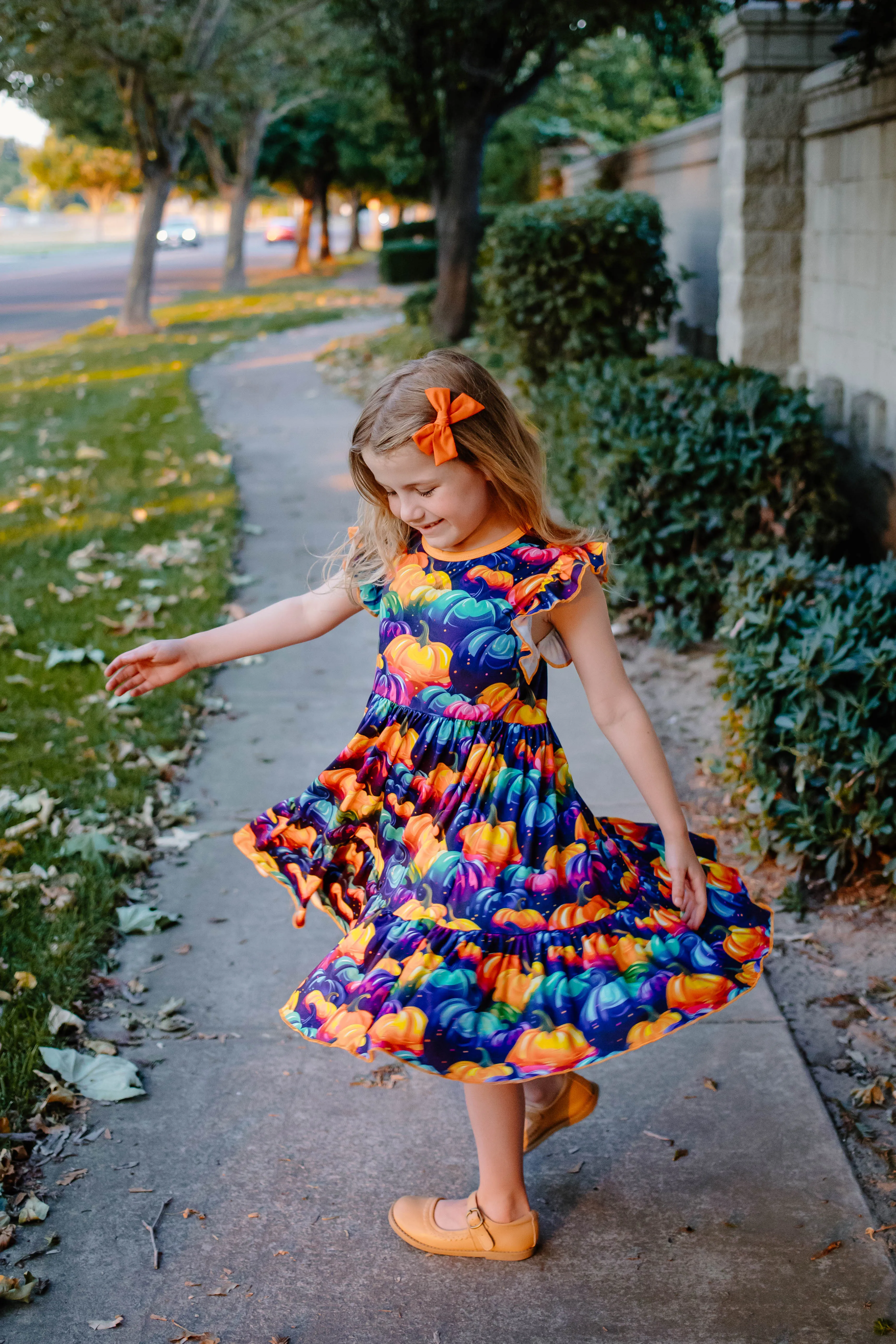 FALL PUMPKINS DRESS