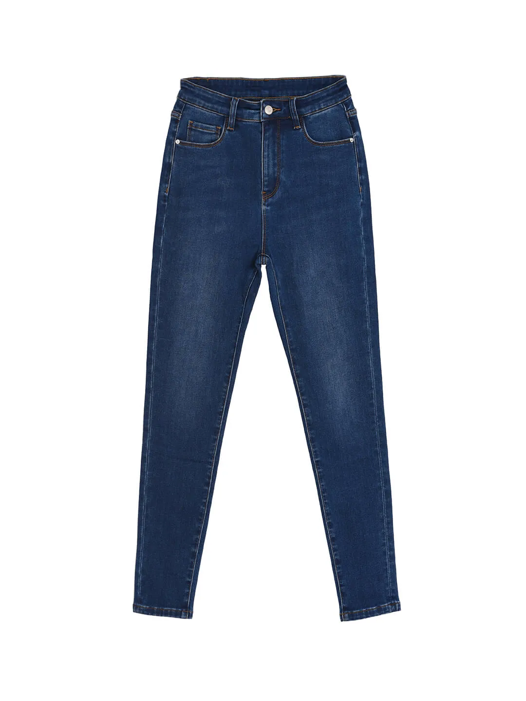 【Final Sale】Jane High-waisted Skinny Fleece Jeans