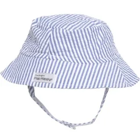 Flap Happy CHT Upf 50  Bucket Hat - Chambray Seersucker