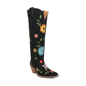 FLOWER POWER SUEDE BOOT