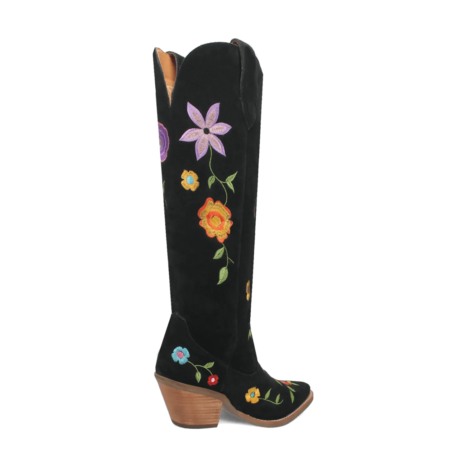 FLOWER POWER SUEDE BOOT