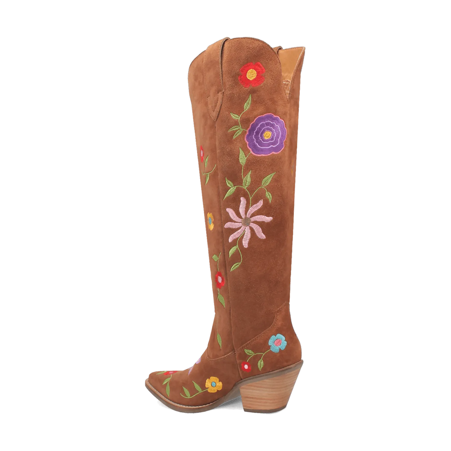 FLOWER POWER SUEDE BOOT