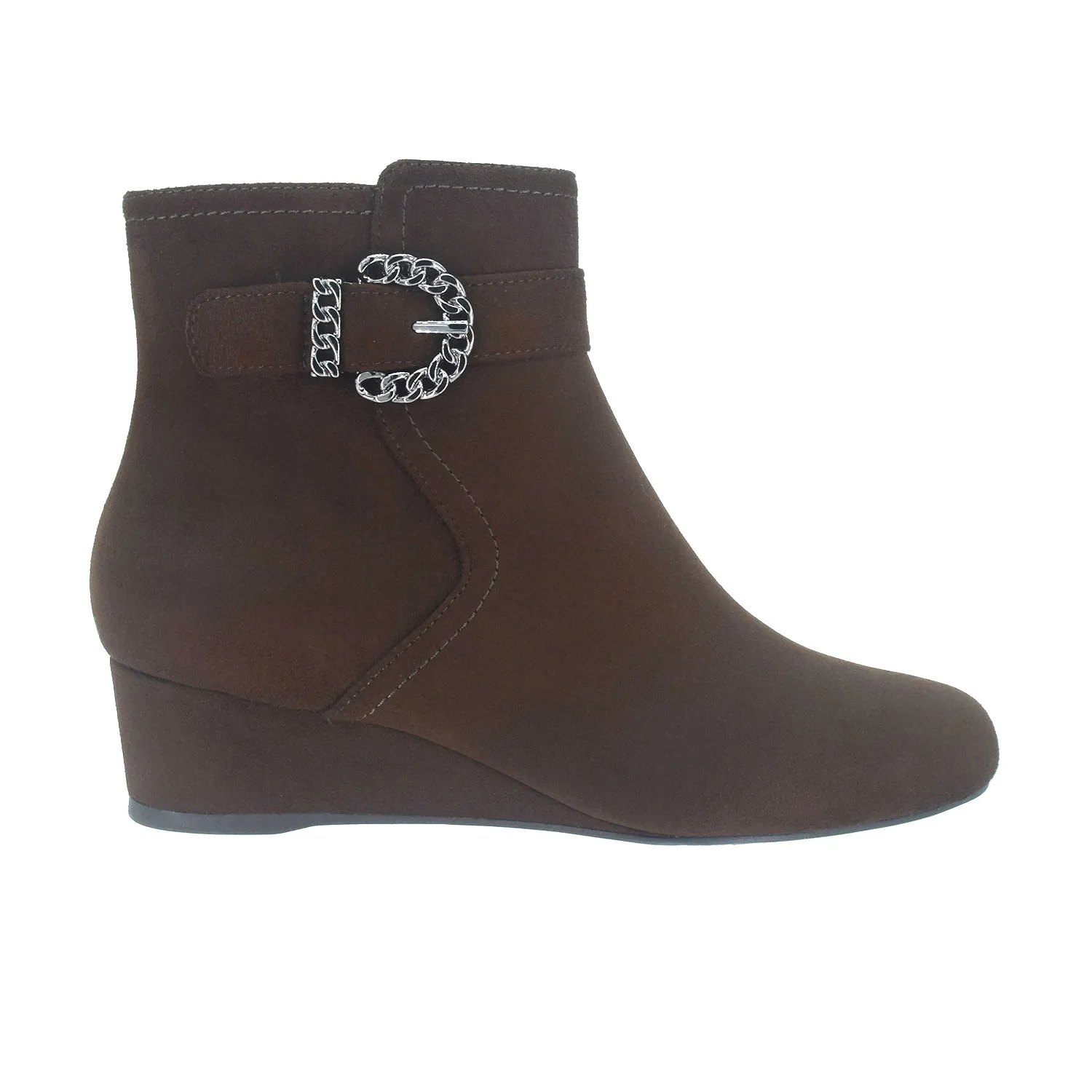 Gandan Wedge Bootie with Memory Foam