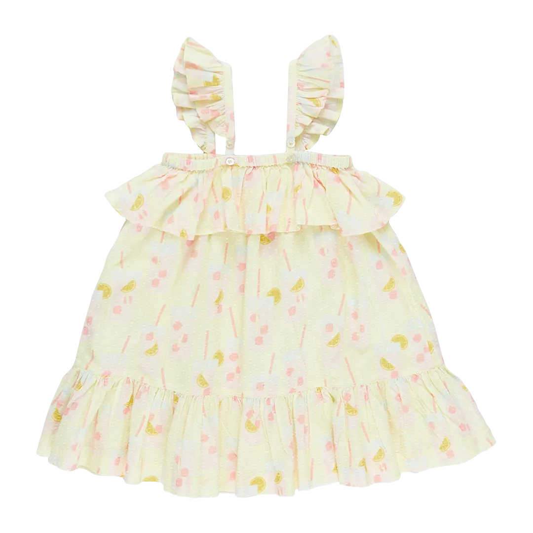 Girls Amalia Dress - Pink Lemonade