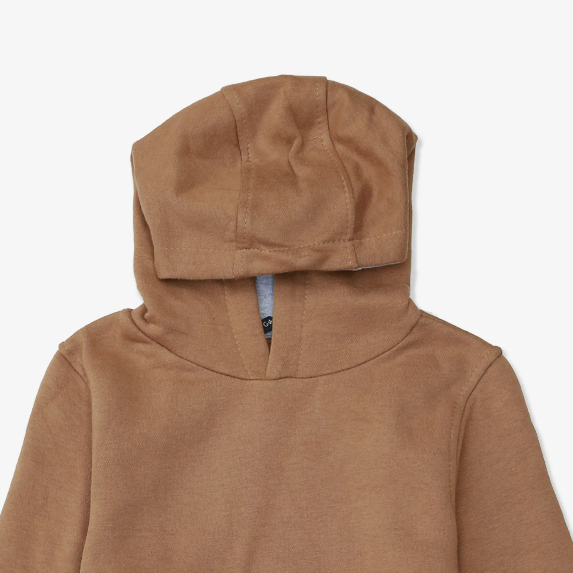 GO - Kids 'Brown' Color Block Hoodie GO653