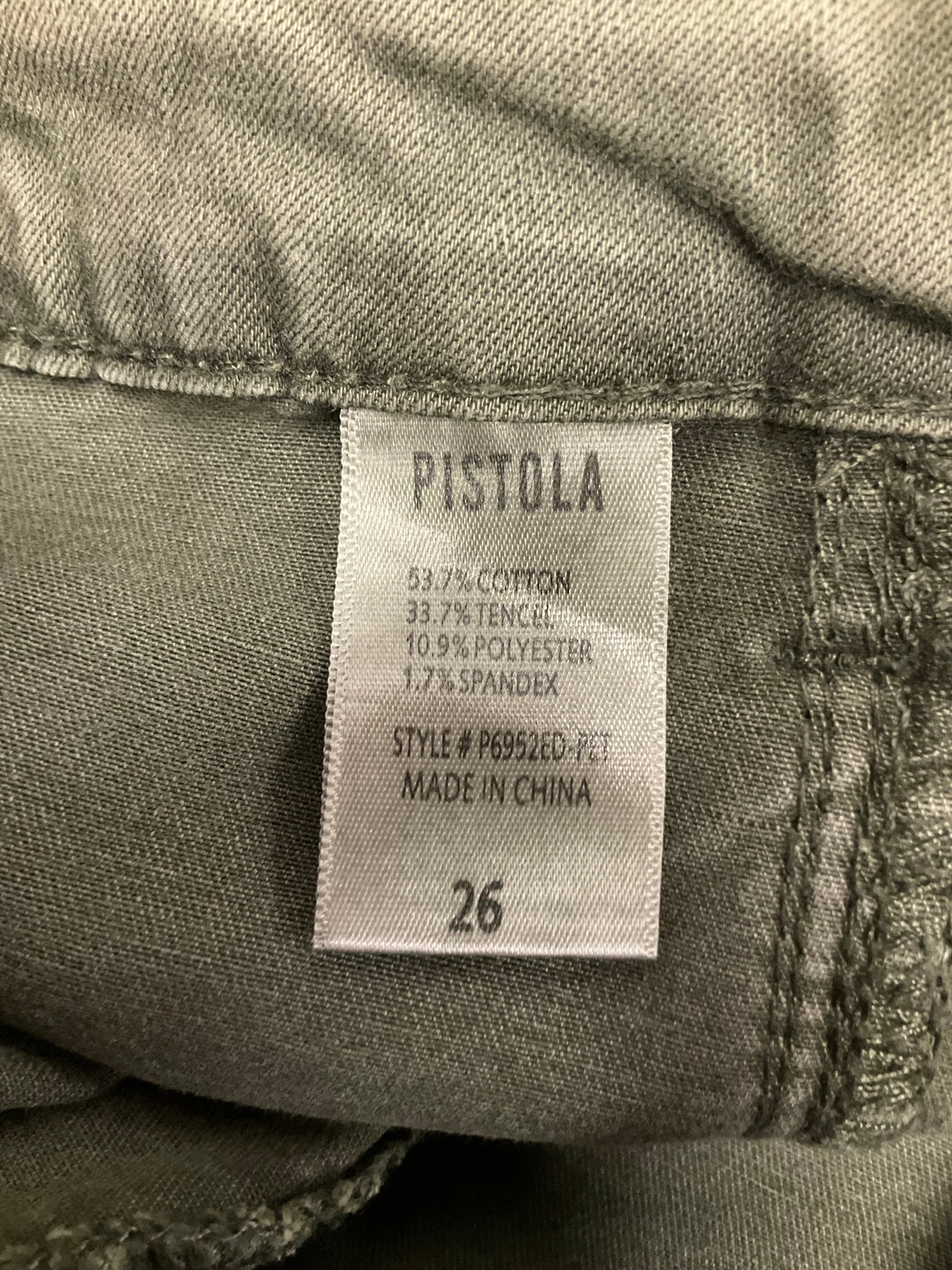 Green Pants Cargo & Utility Pistola, Size 2