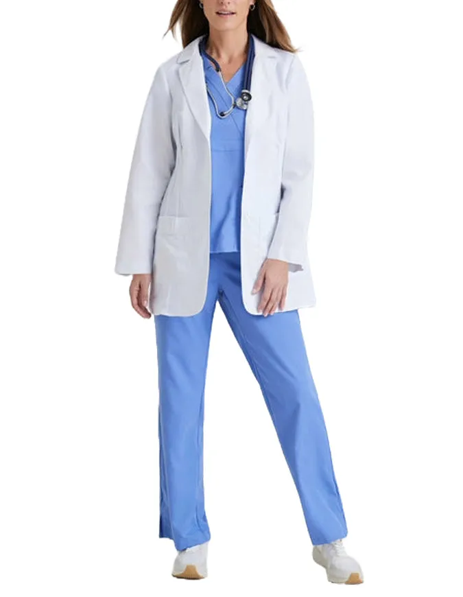 Grey's Anatomy 32 inch Women's Twill White Medical Lab Coat