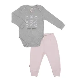 Hello World LS Bodysuit & Pant Set | Girl