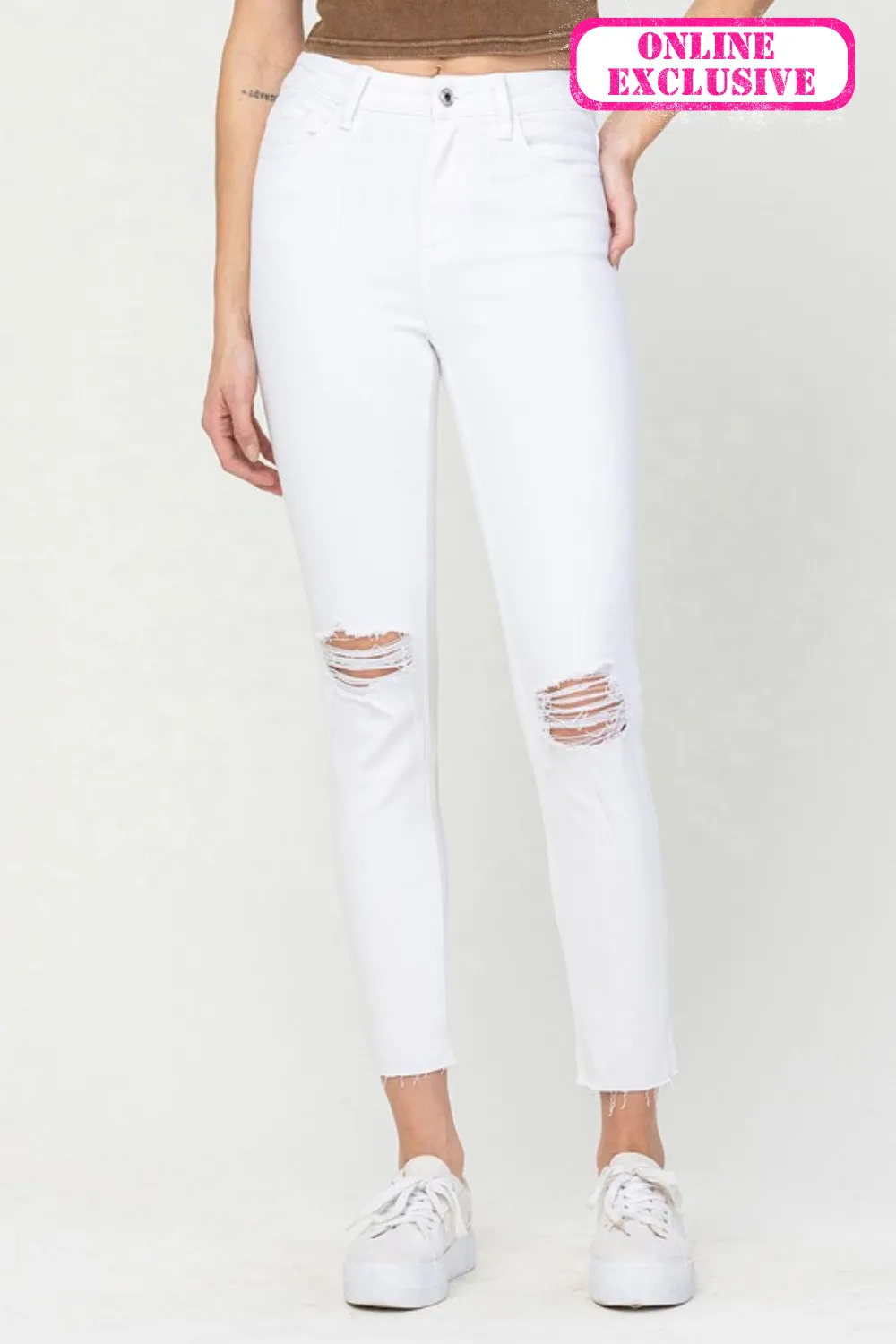 HIGH RISE CROP SKINNY