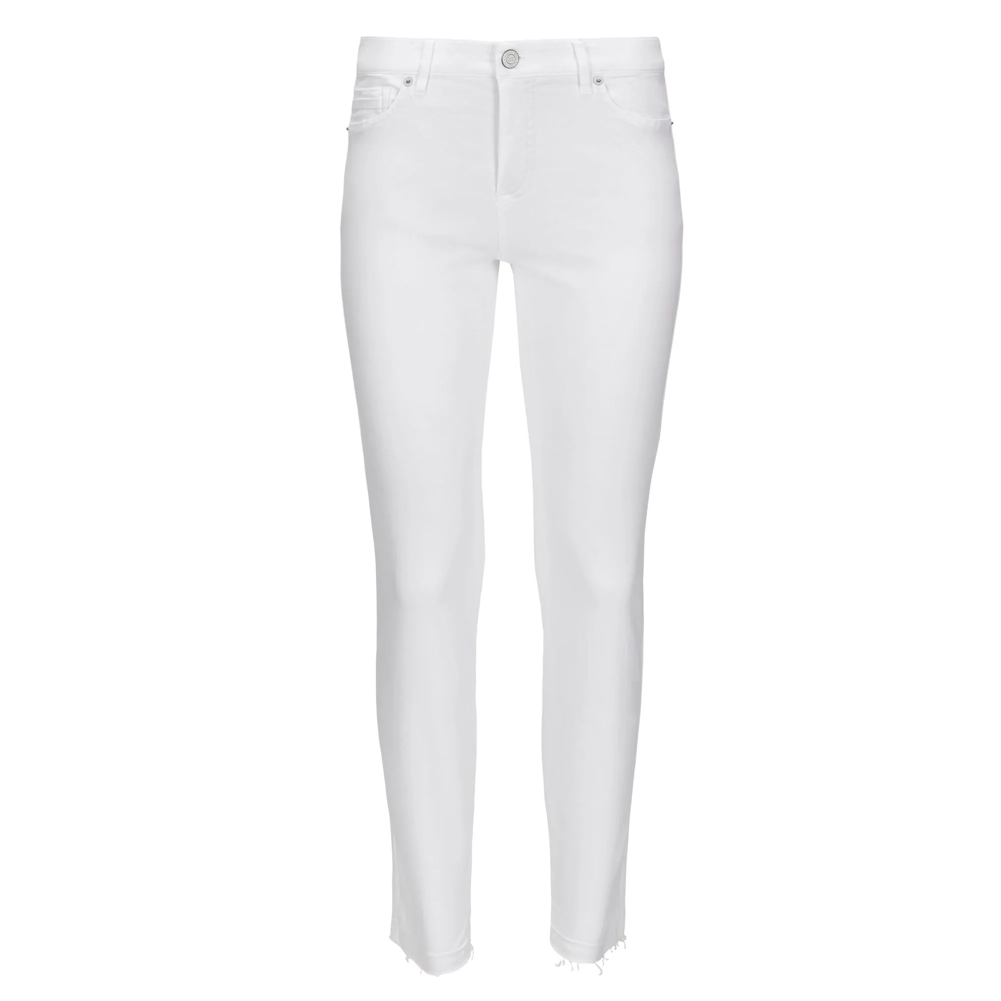 Jane Coloured Denim - White