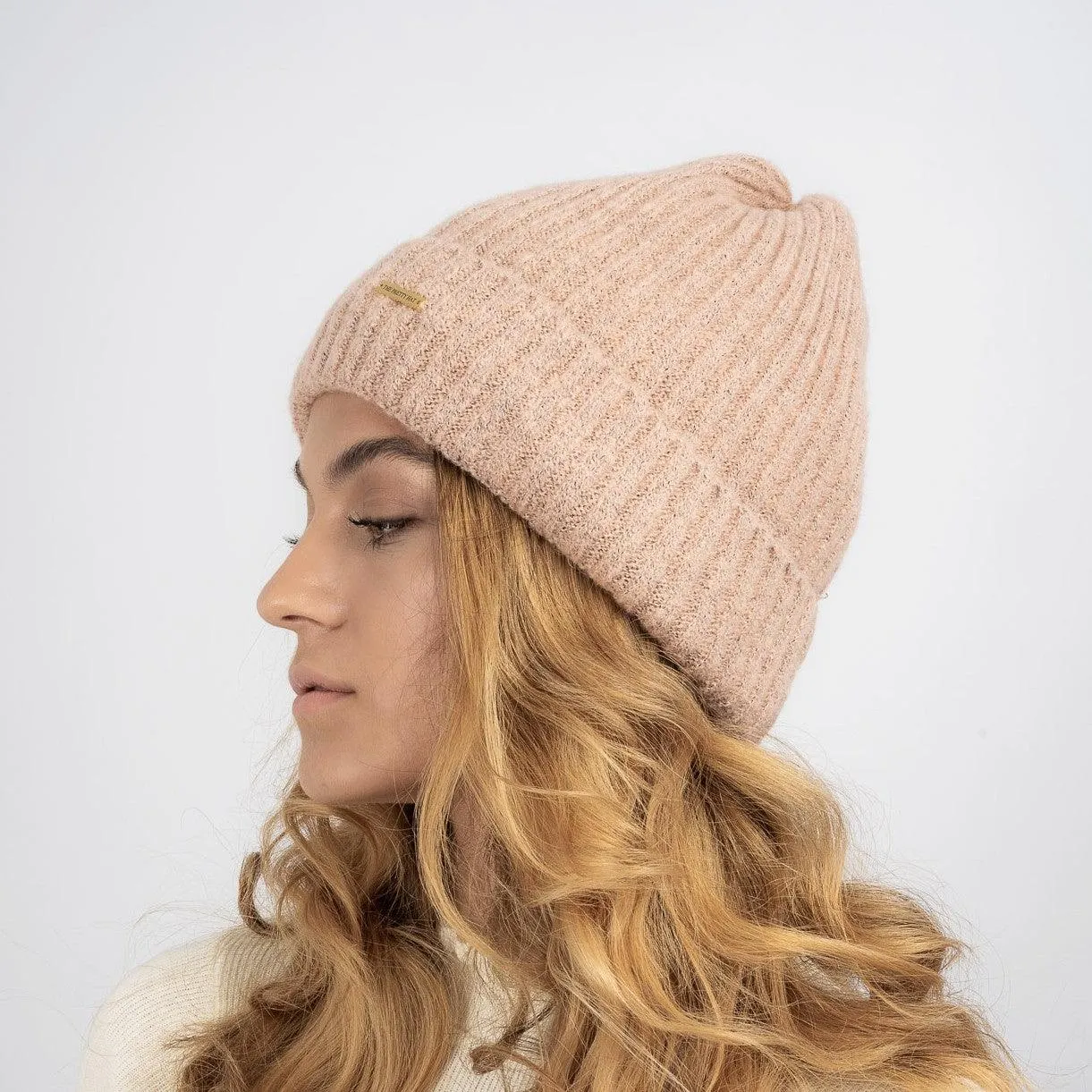 Jane Fleece Lined Beanie - Nude Pink