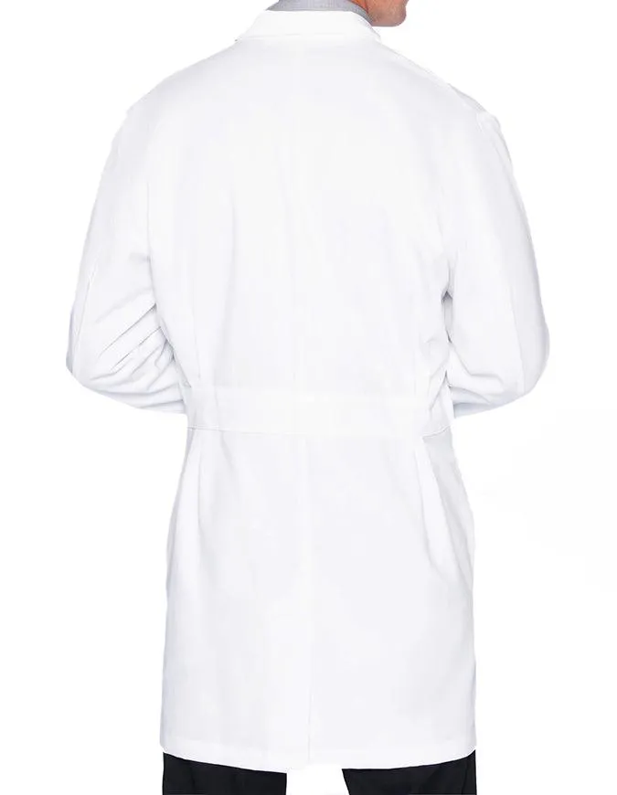 Landau Men's 37 inch Multi Pocket Twill Protective Medical Lab Coat