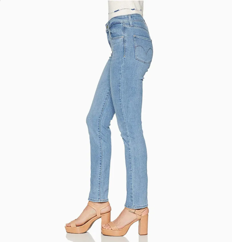 LEVIS Classic Mid Rise Skinny Meteor Wave Jeans