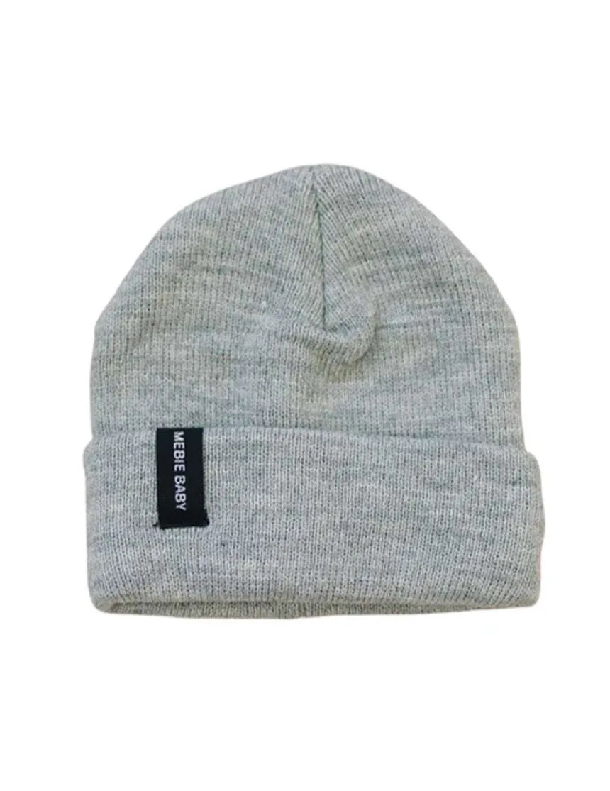 Light Grey Mebie Baby Beanie