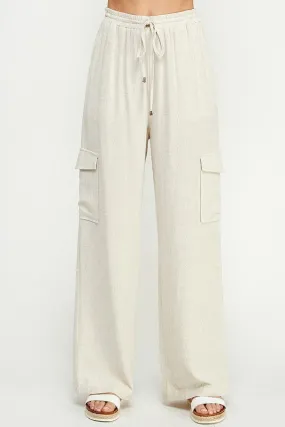 Linen Cargo Pants