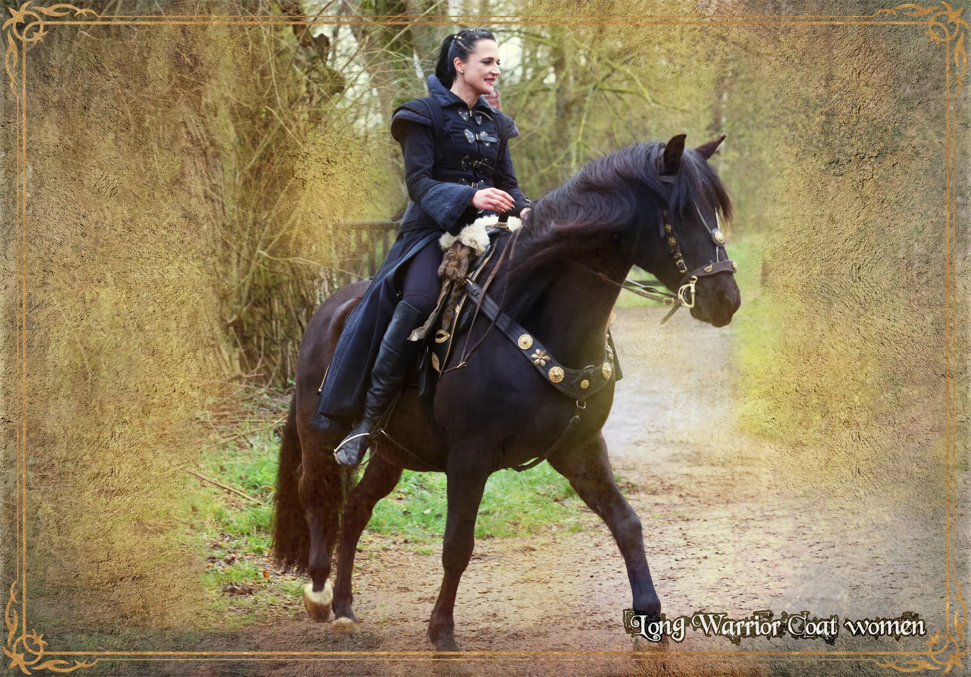 long coat warrior woman