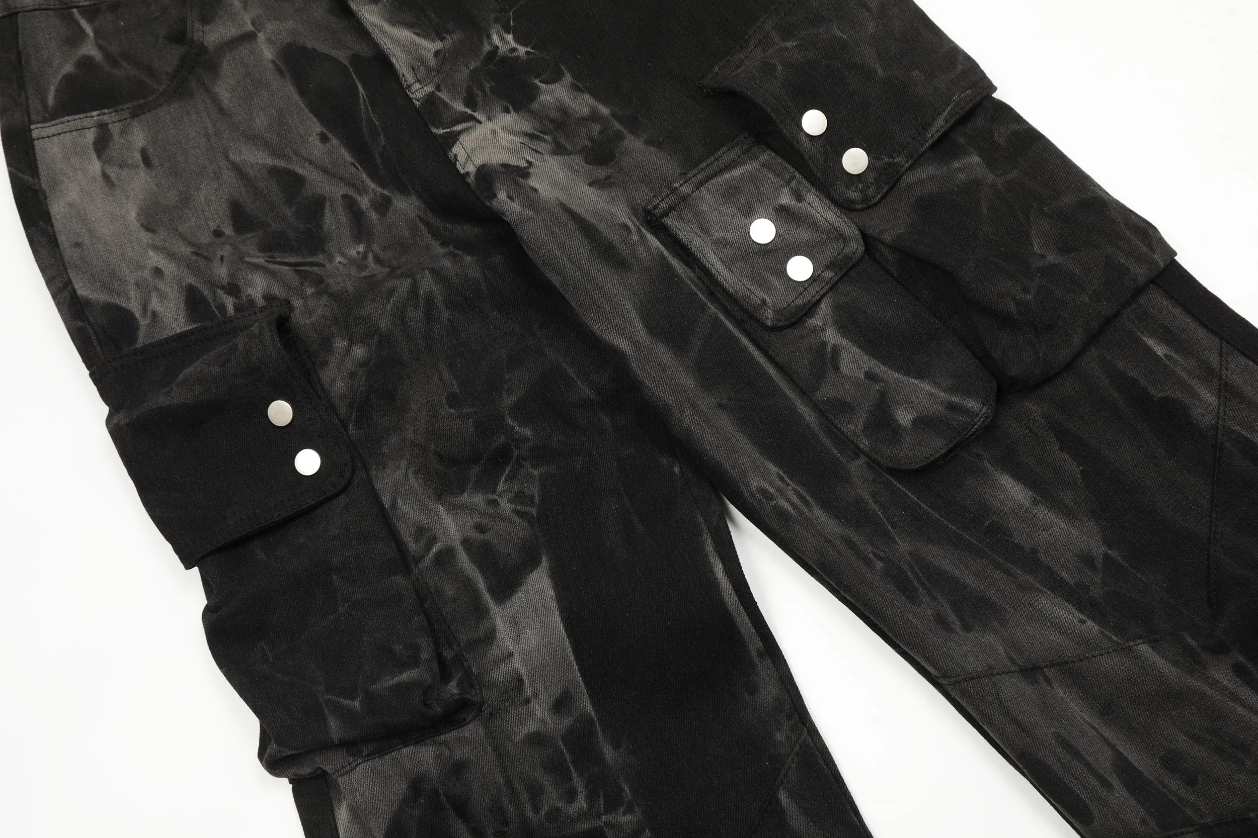 Marble Black | Utility Cargo Pants