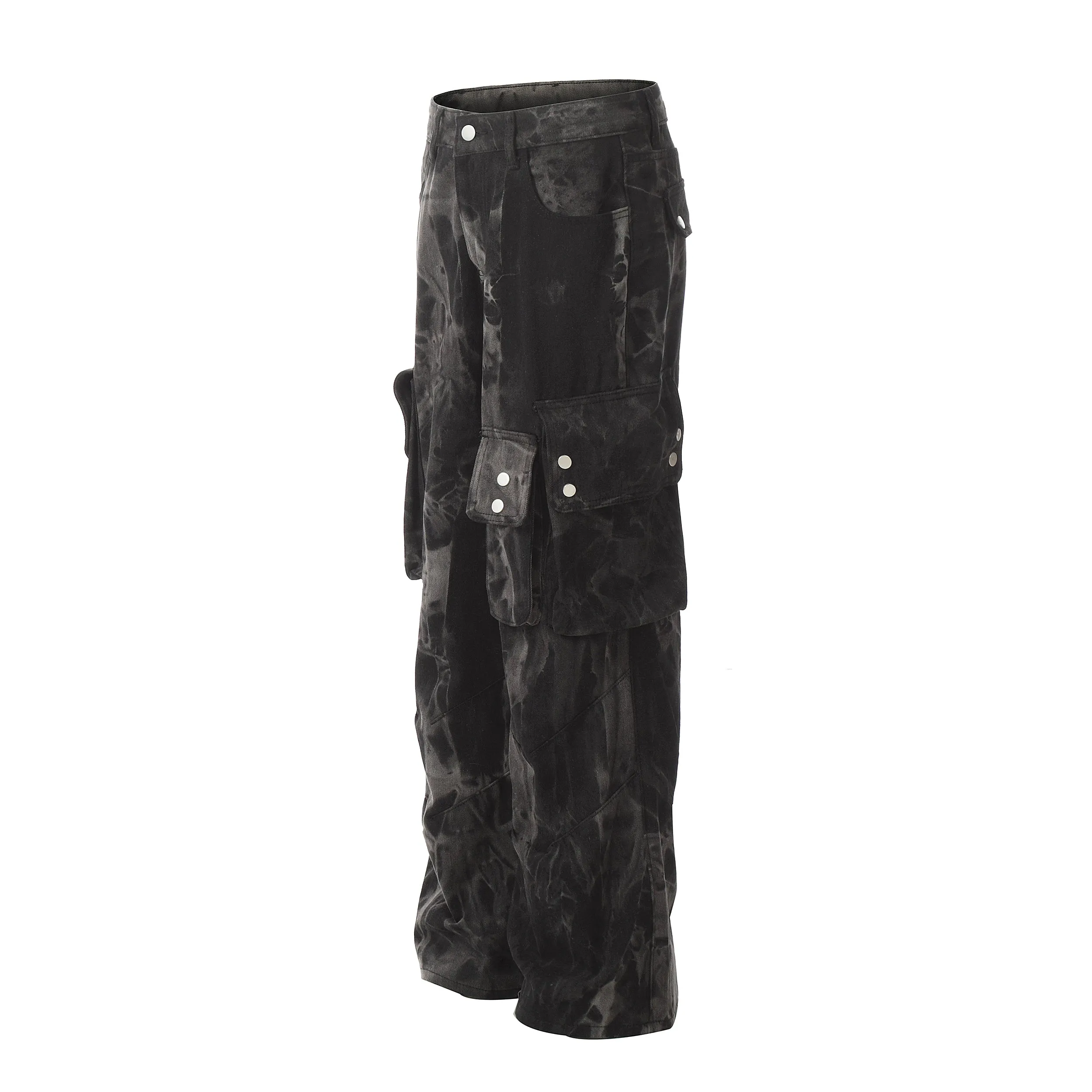 Marble Black | Utility Cargo Pants