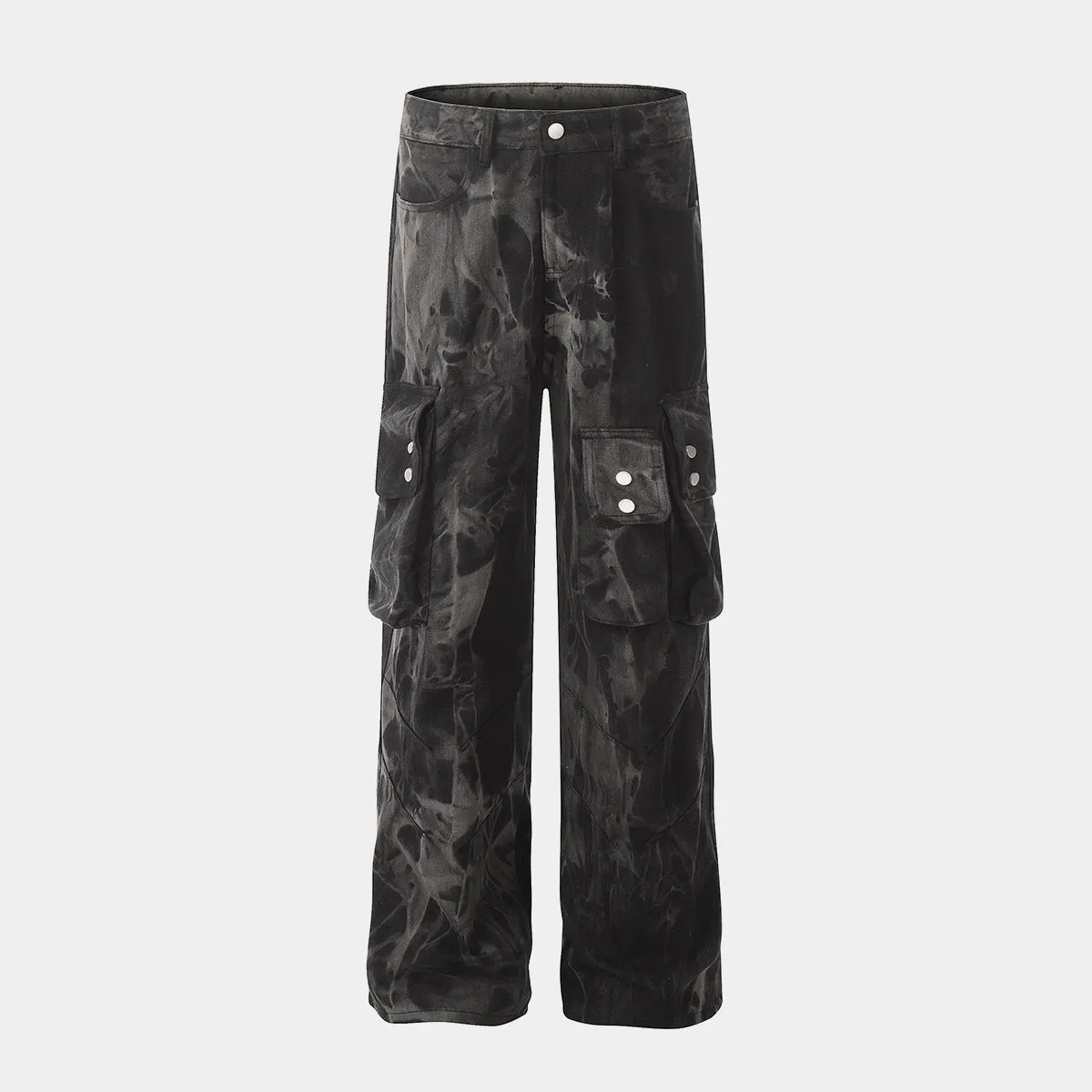 Marble Black | Utility Cargo Pants