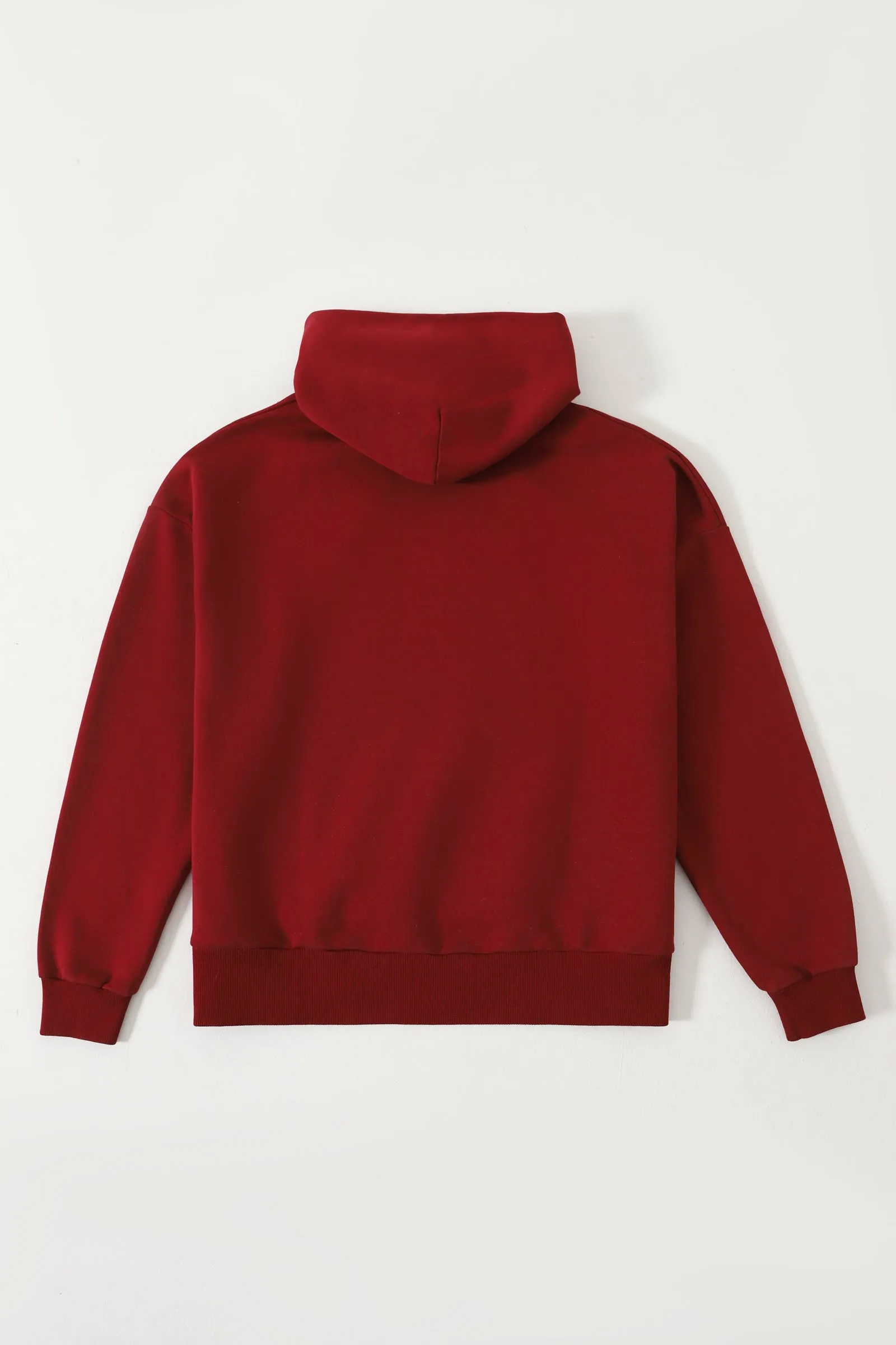 MAROON LOGO HOODIE