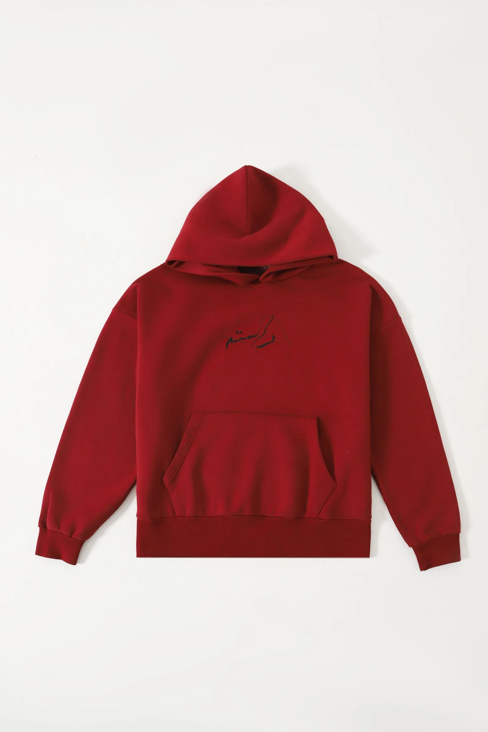 MAROON LOGO HOODIE