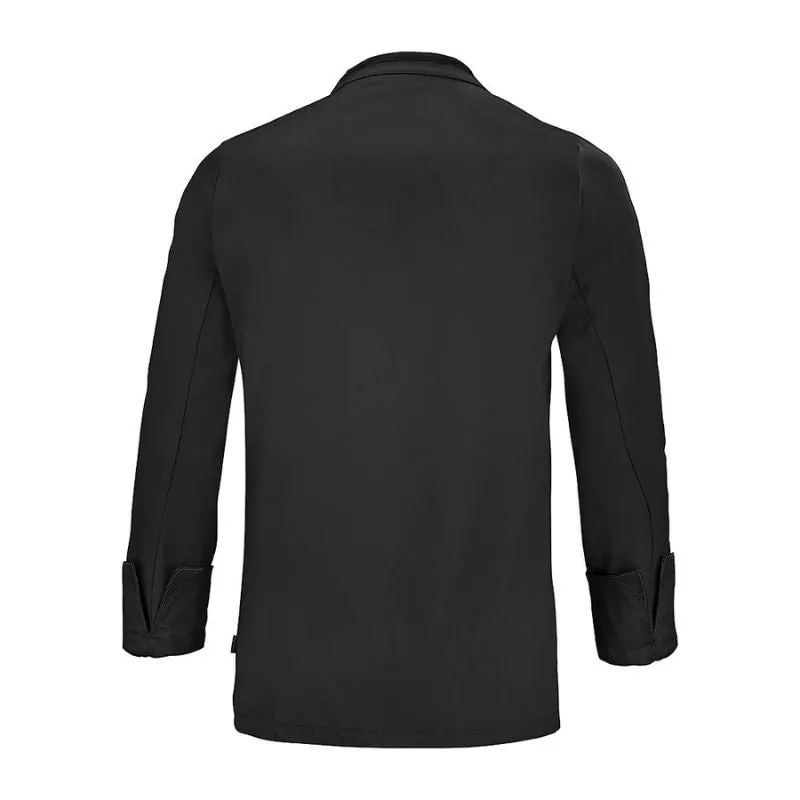 Men's Long Sleeve Black Kitchen Coat Mint - LAFONT