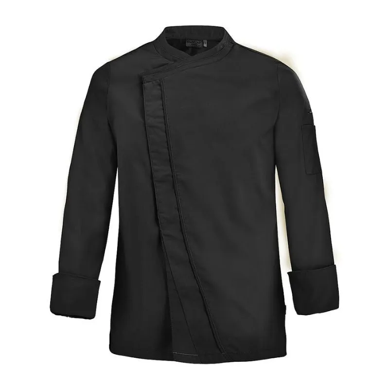 Men's Long Sleeve Black Kitchen Coat Mint - LAFONT