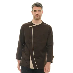 Men's Long Sleeve Brown Kitchen Coat  Mint - LAFONT