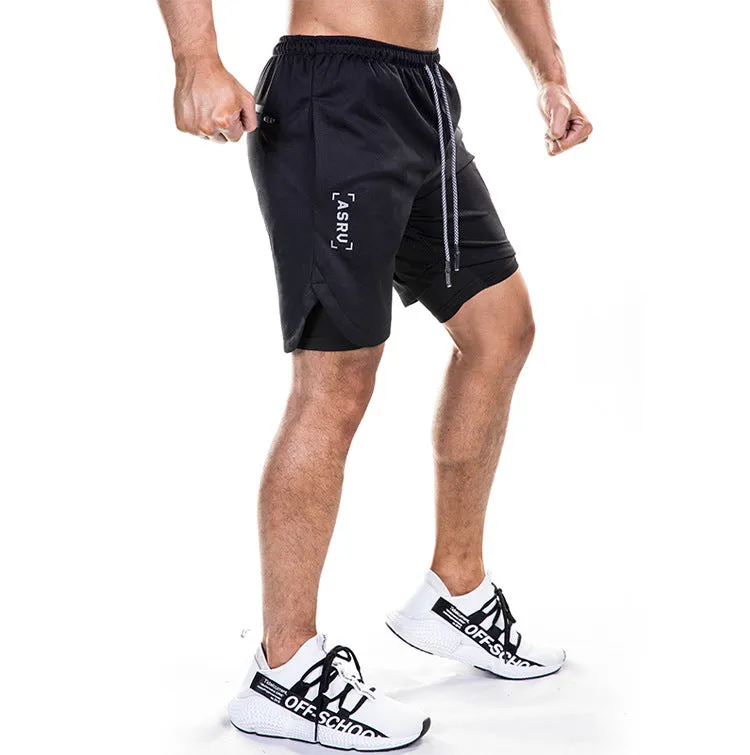 Men's Pure Color Sports Shorts