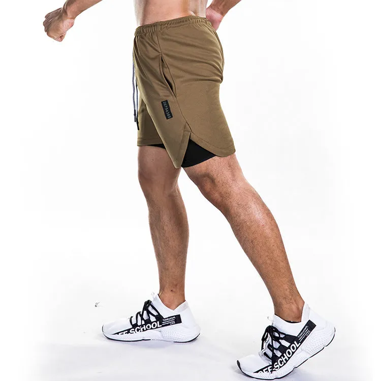 Men's Pure Color Sports Shorts