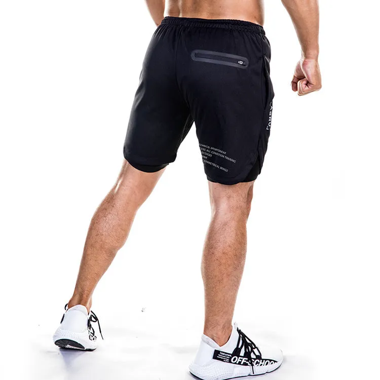 Men's Pure Color Sports Shorts