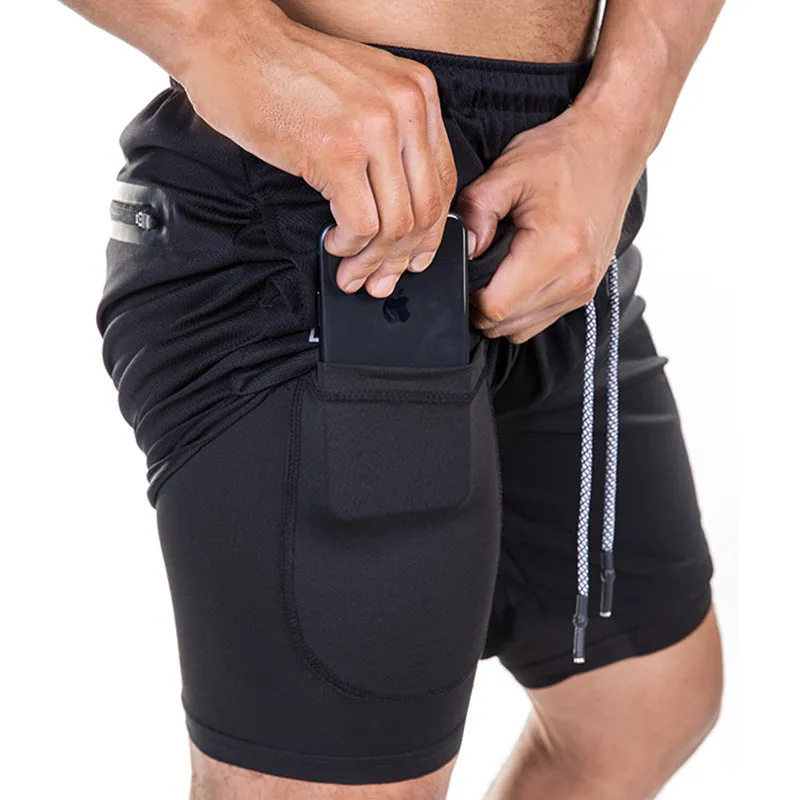 Men's Pure Color Sports Shorts