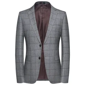 Men's Top British Fitted Blazer