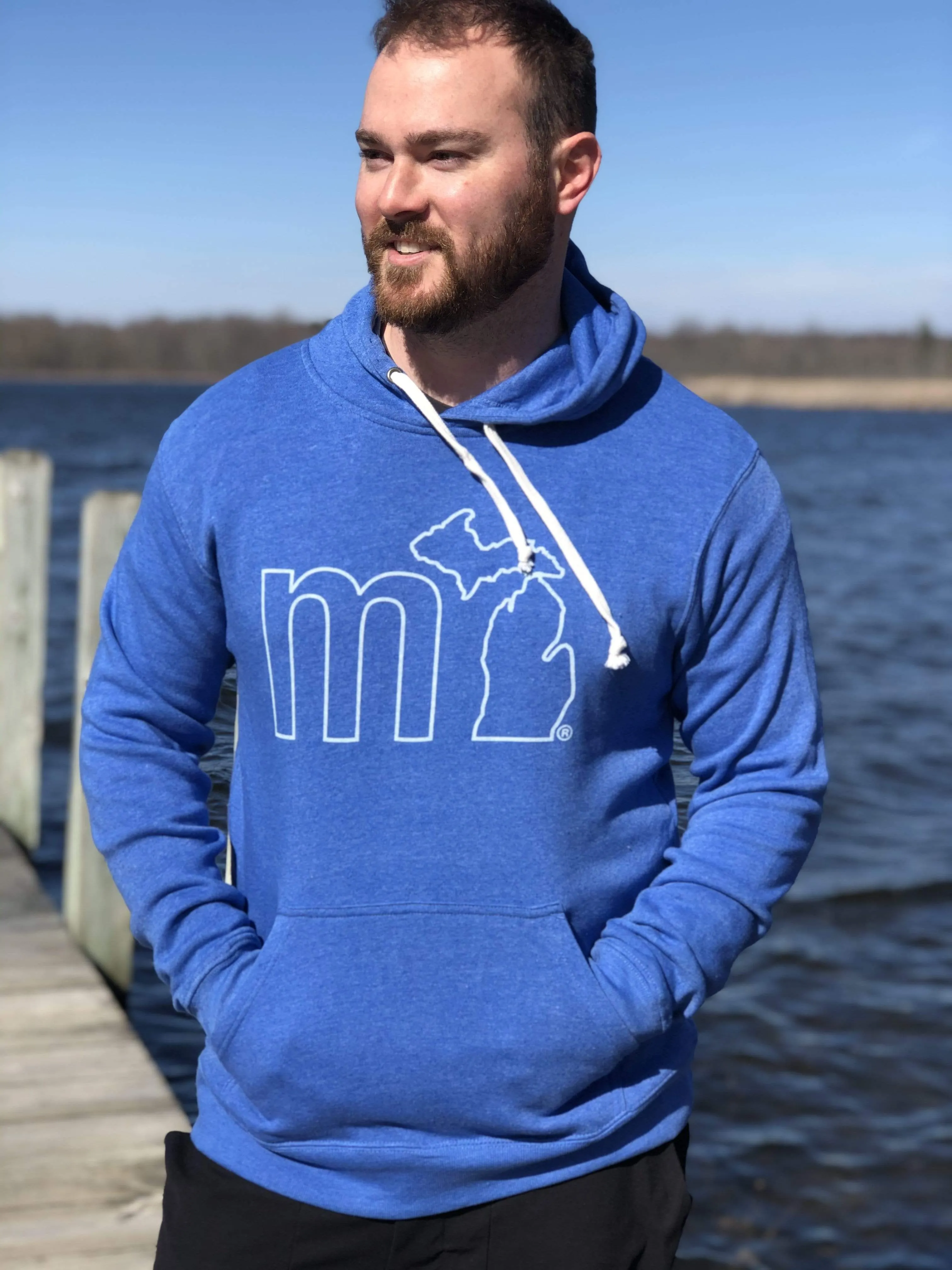 mi Tri-Blend Soft Outline Hoodie