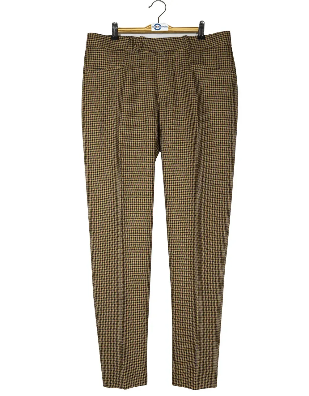 Mod Suit - Brown and Black Houndstooth Suit