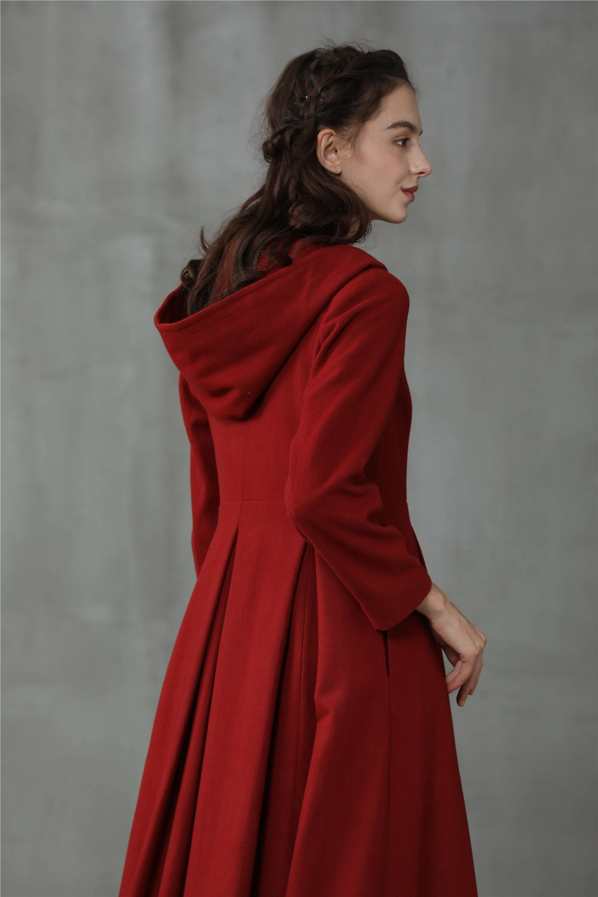 My Fair Lady | Red Hooded Coat