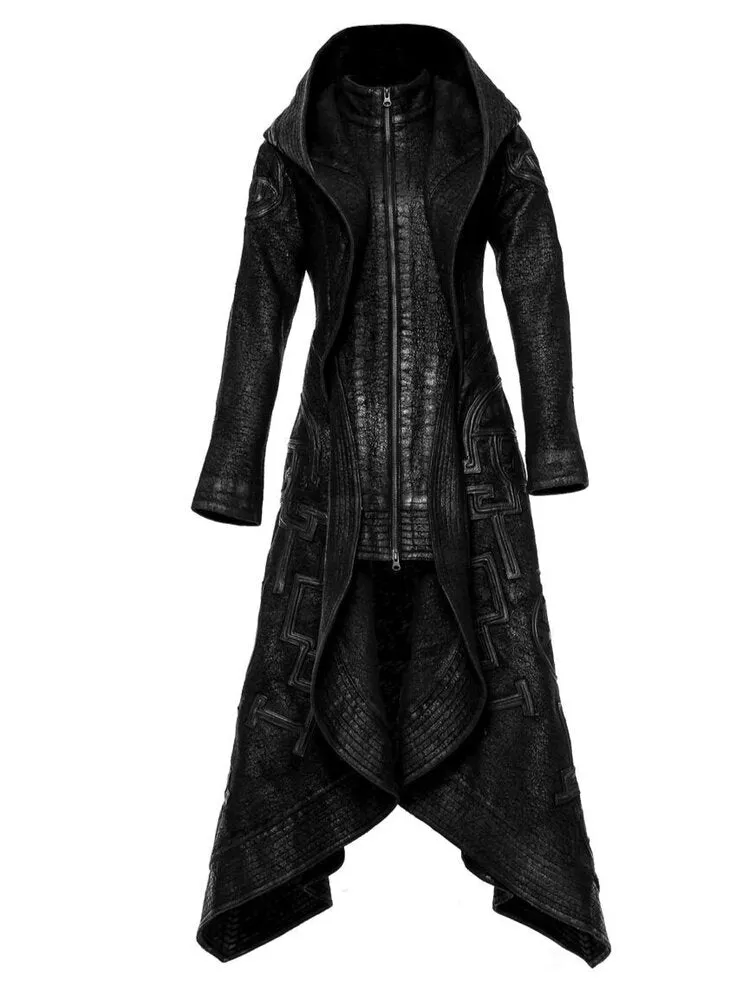 NASRANI WOMEN'S HOODED LONG COAT