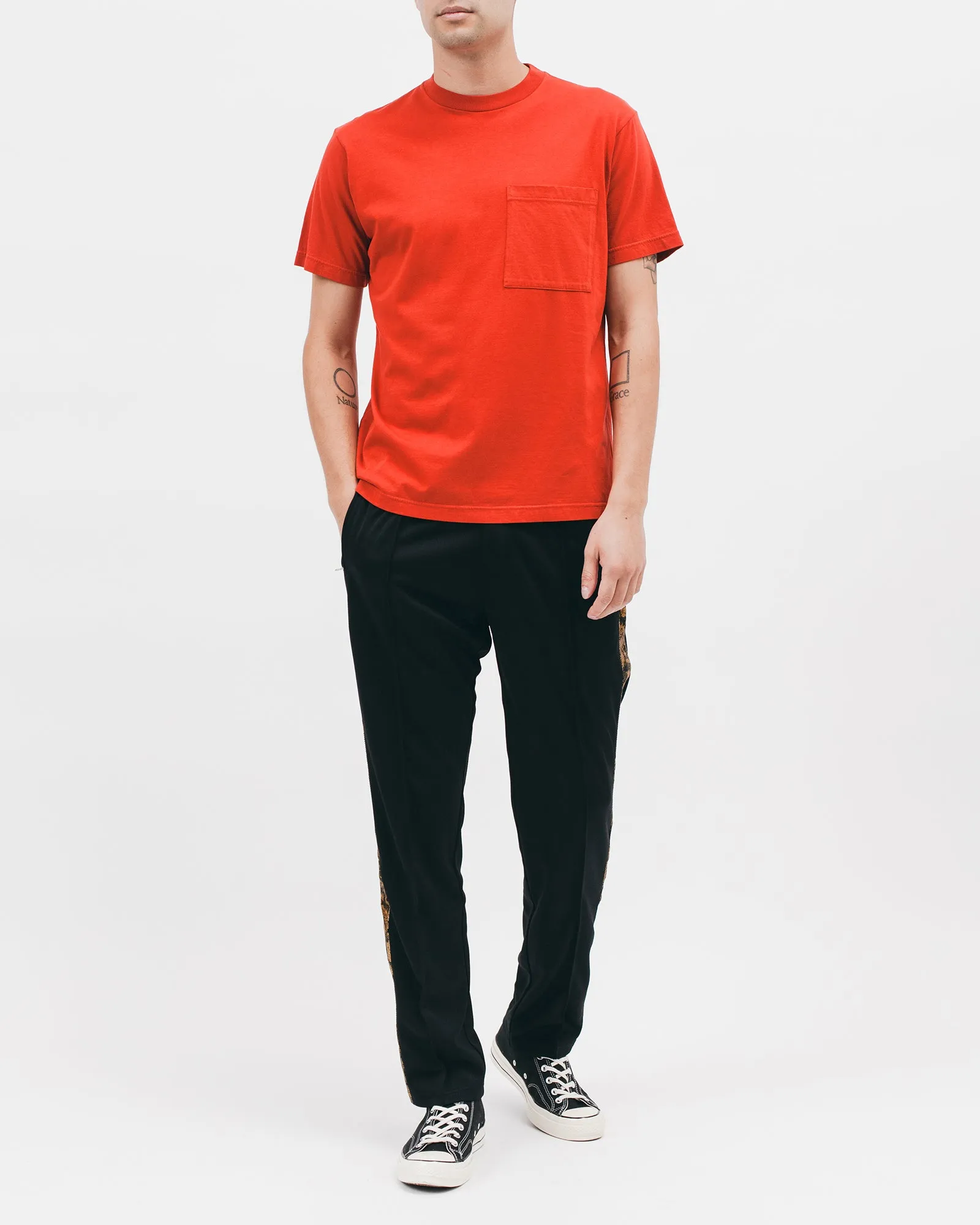 Natural Dyed Block S/S Jersey - Tomato