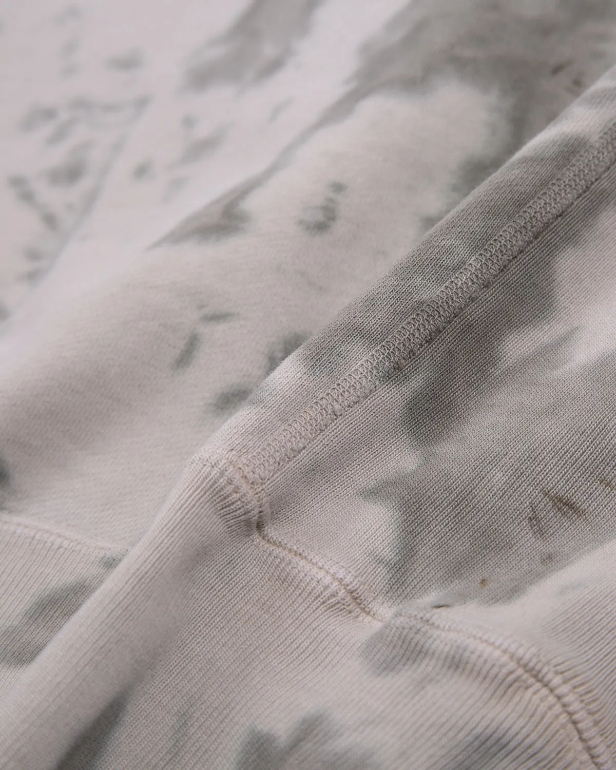 Natural Dyed Crew Fleece - Smoke Mist