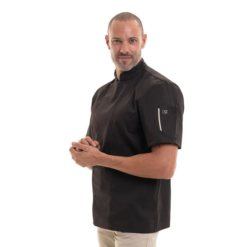 Nero Short Sleeve Chef Coat Mocha - ROBUR