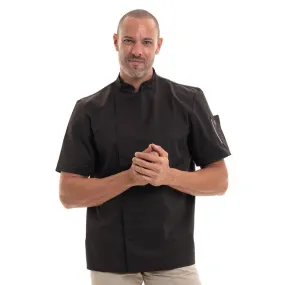 Nero Short Sleeve Chef Coat Mocha - ROBUR